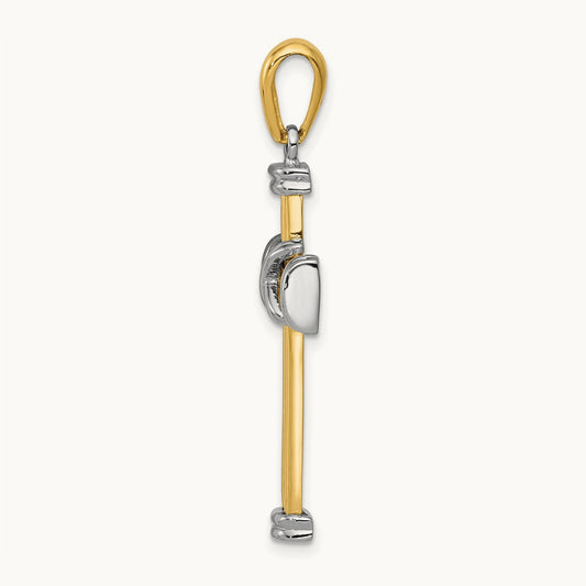 Latin Cross Pendant — 40mm