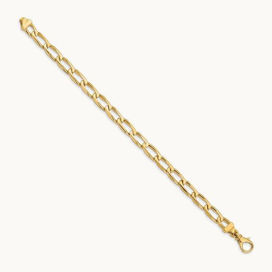 Hand-Polished Open Link Bracelet — 7 inch