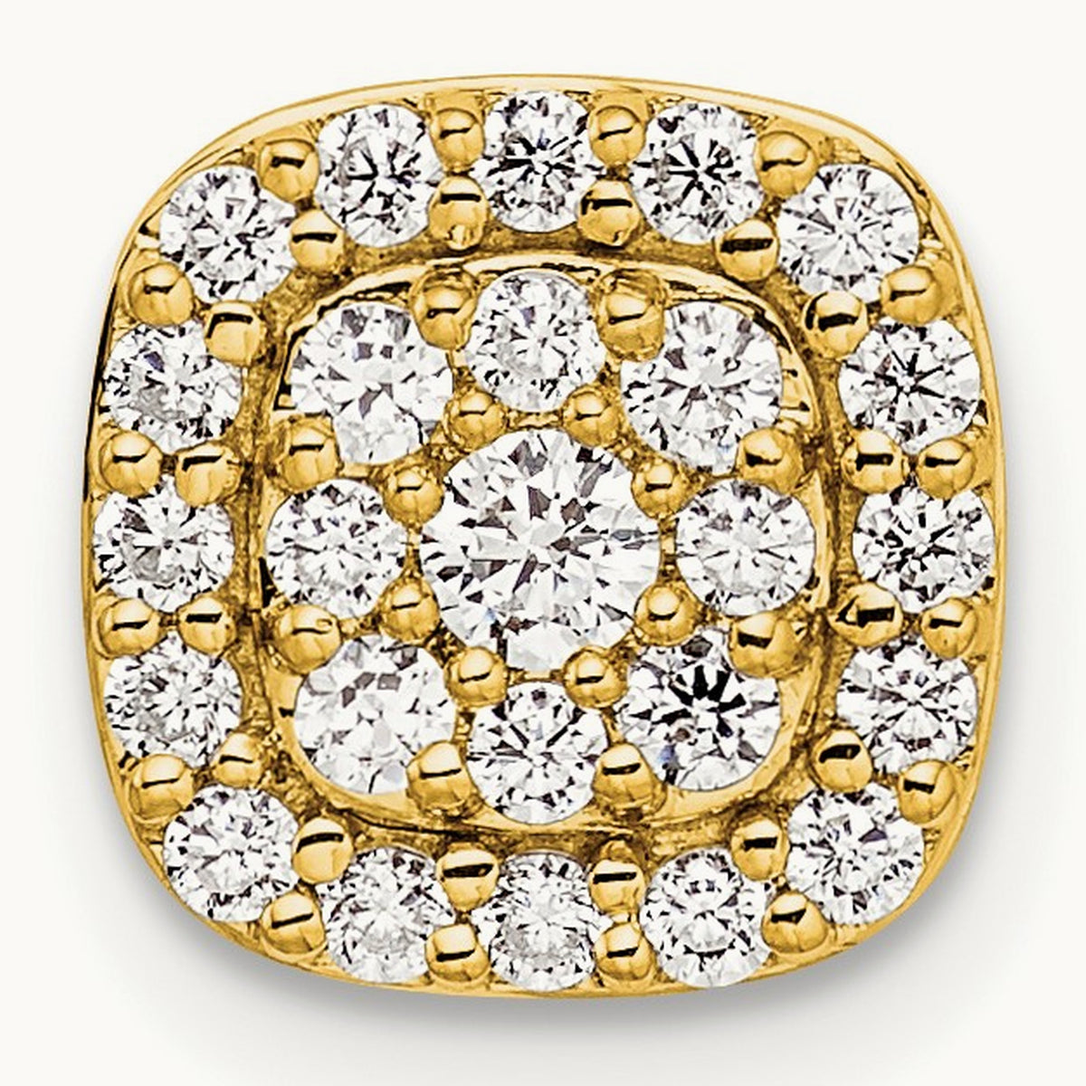 Chain Slide Pendant, 0.25 ct tw Lab-Grown Diamond — 14K Yellow Gold