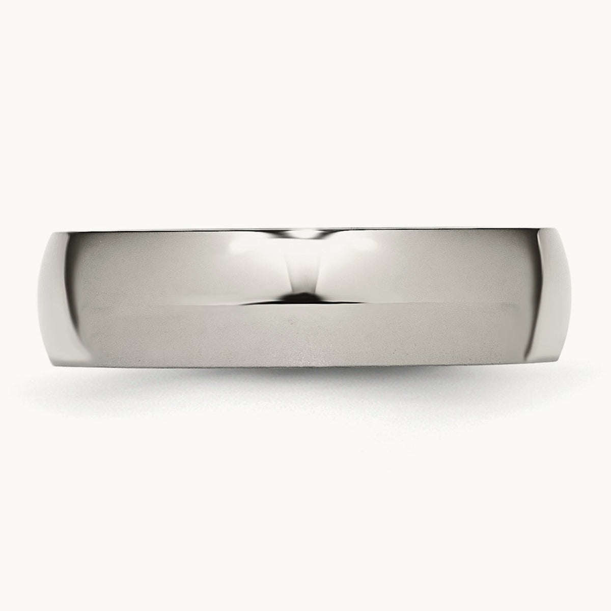 Polished Half Round Band — 6mm, 10