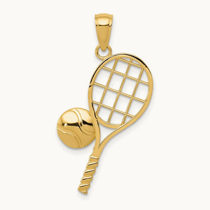 Tennis Racquet Charm — photo set