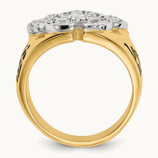 Men's Shriner's Ring, 0.50 ct tw Lab-Grown Diamond