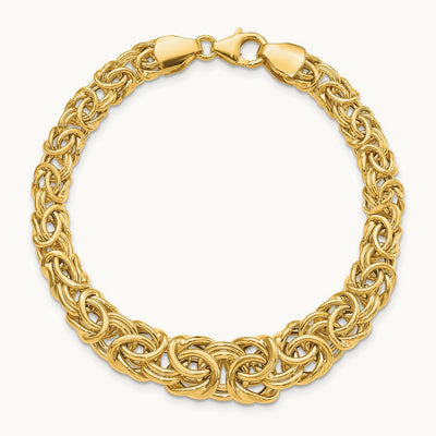 Graduated Byzantine Bracelet, 14K