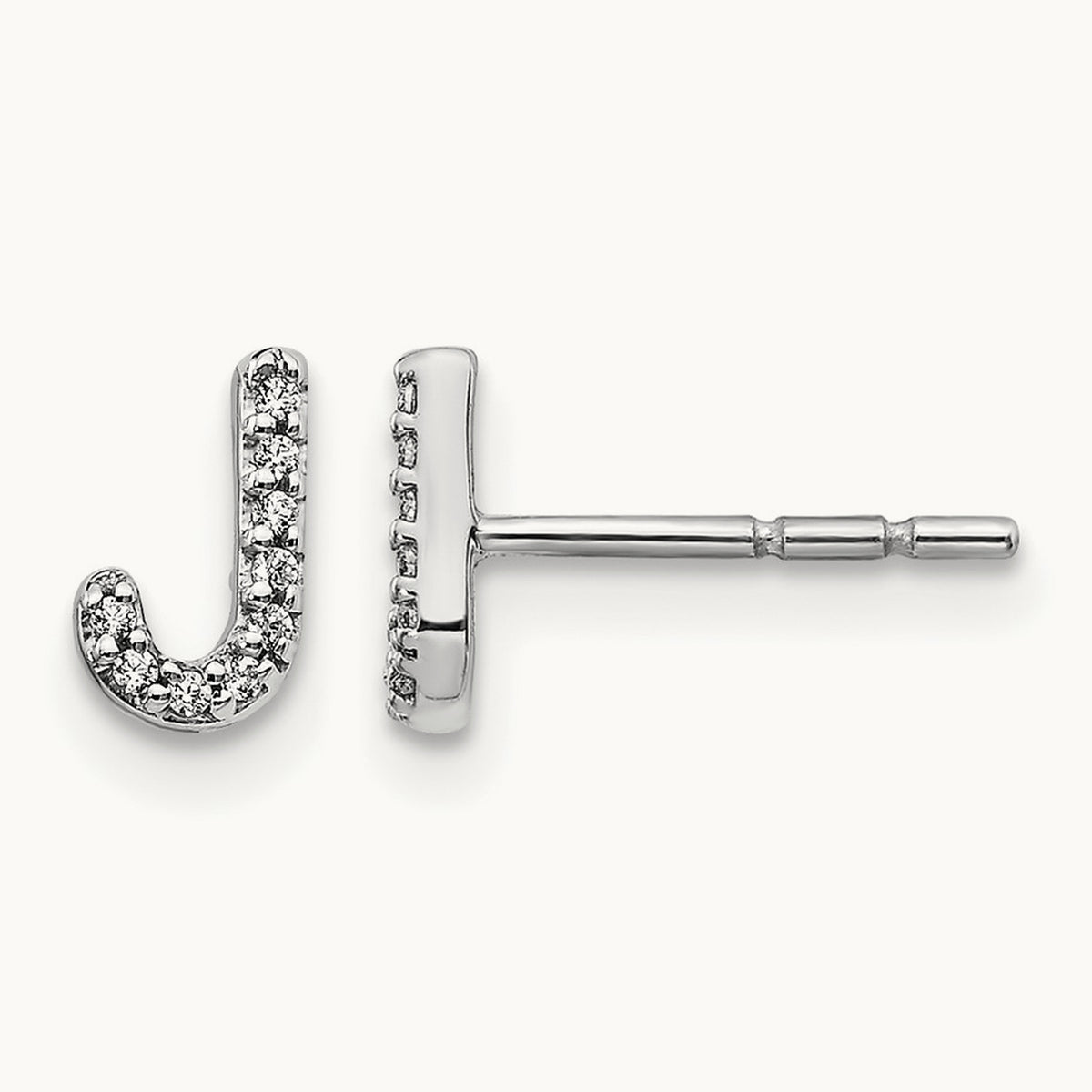 Diamond Earrings — 7mm, J