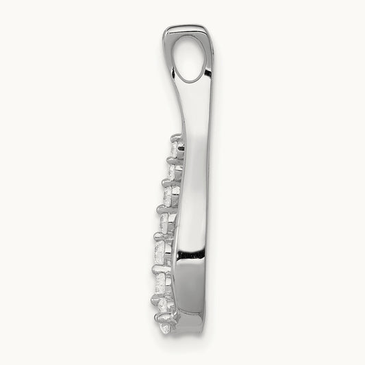 Teardrop Chain Slide, 0.15 ct tw Lab-Grown Diamond