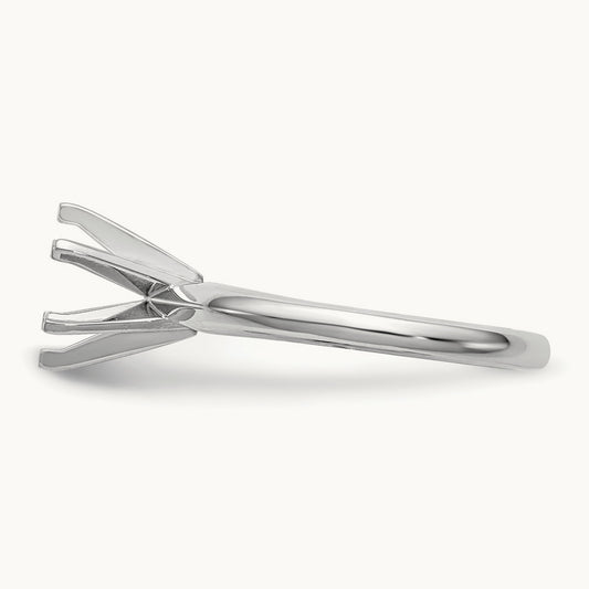 1ct. Lightweight Knife Edge 6-Prong Ring Mounting, 14K White Gold