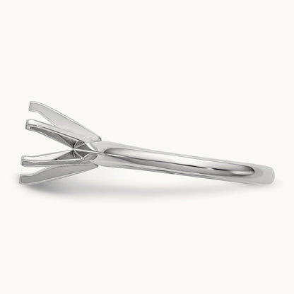 3/16ct. Lightweight Knife Edge 6-Prong Ring Mounting, 14K White Gold