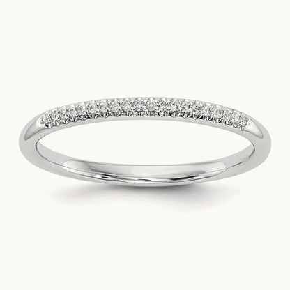 Diamond Band, 14K White Gold