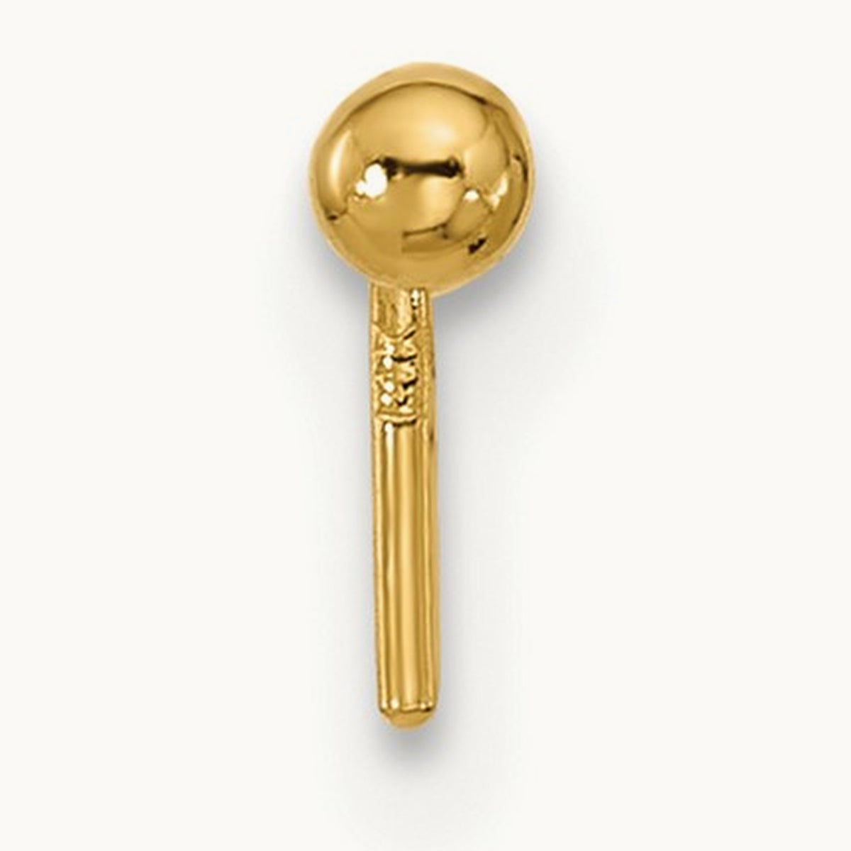 22 Gauge Polished Ball Nose Stud — photo set