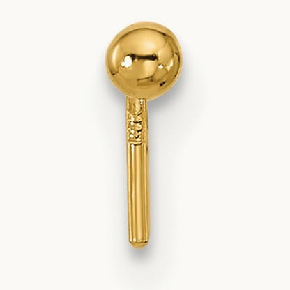 22 Gauge Polished Ball Nose Stud — photo set