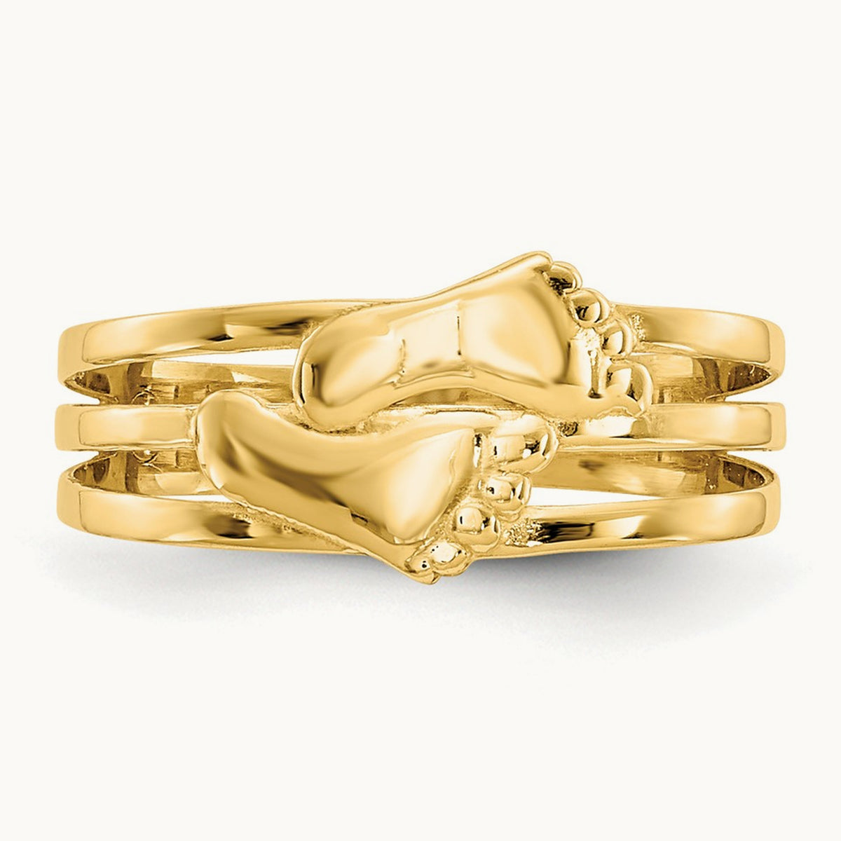 Bare Feet Toe Ring, 14K