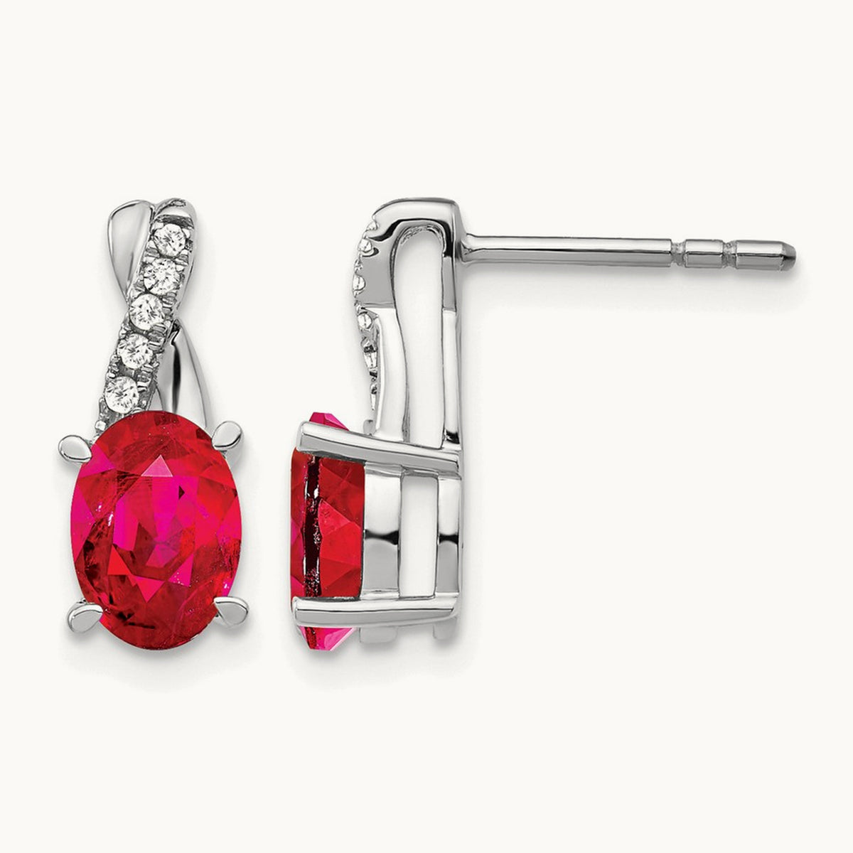 Ruby and Diamond Earrings — photo set