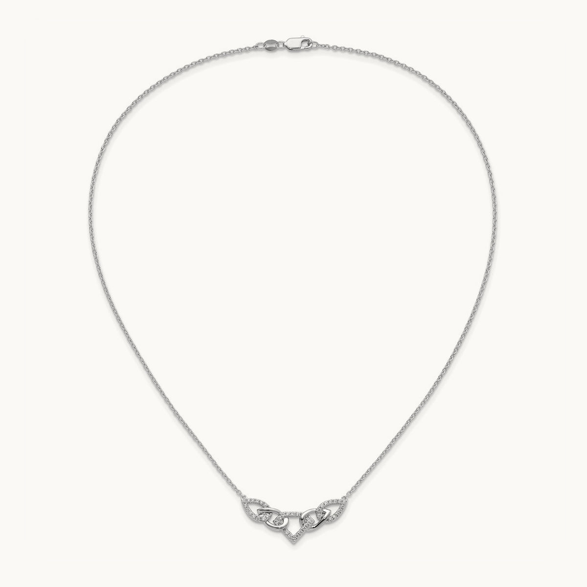 Fashion Teardrop Necklace, 0.50 ct tw Lab-Grown Diamond