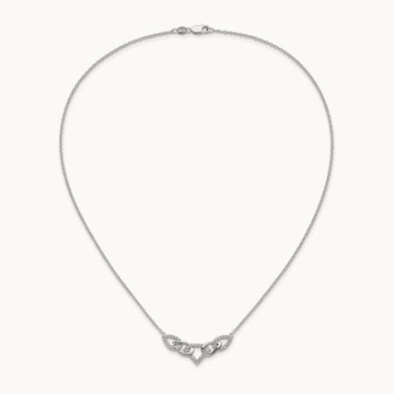 Fashion Teardrop Necklace, 0.50 ct tw Lab-Grown Diamond
