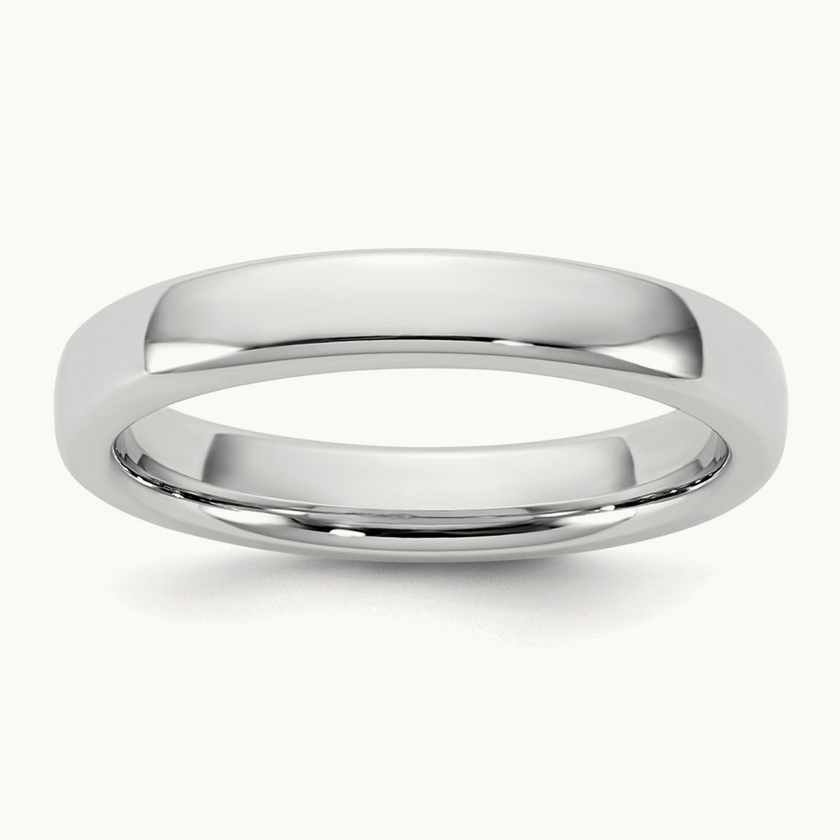 European Comfort Fit Band — 14K White Gold, 3.5mm
