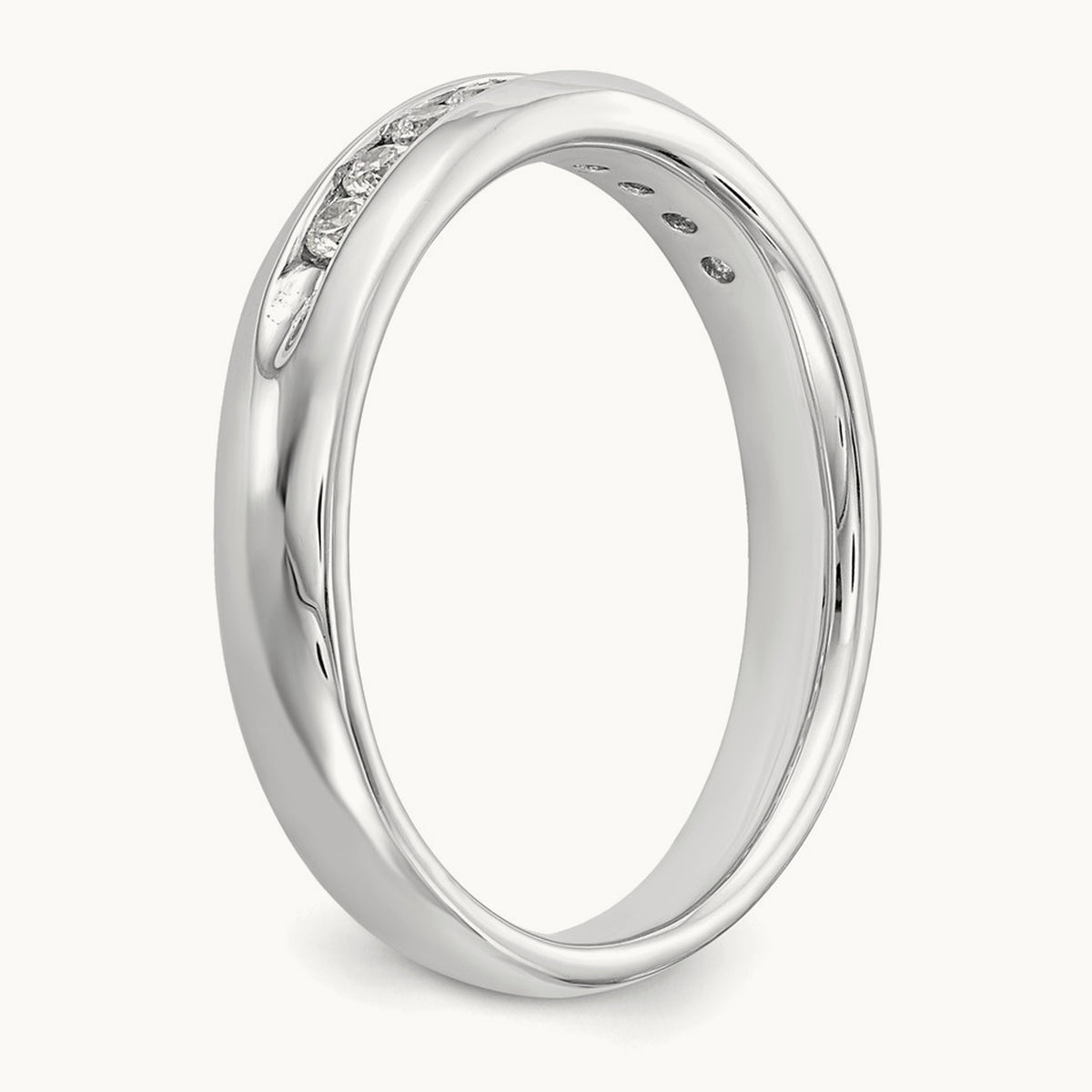 9-Stone Diamond Channel Band — 0.23 ct tw, 7