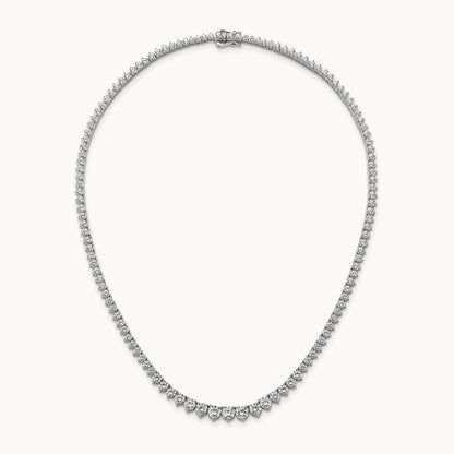 Graduated Tennis Necklace, 15.00 ct tw Lab-Grown Diamond