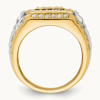 Men's Ring, 1.00 ct tw Lab-Grown Diamond