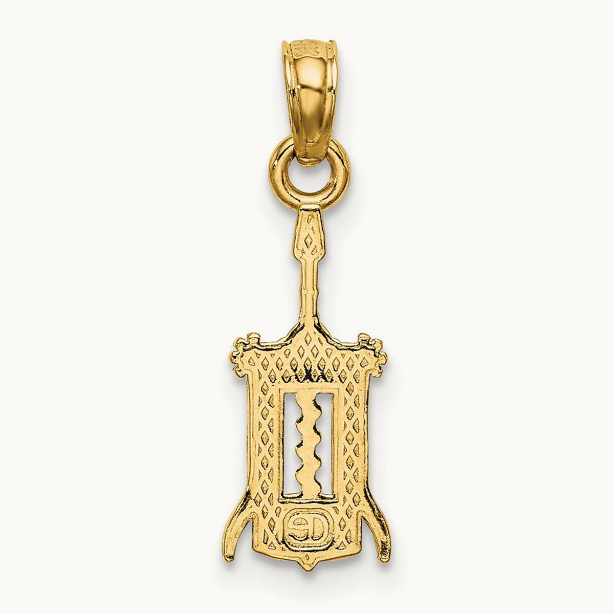 Wine Opener Charm, 14K