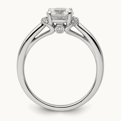 Semi-Mount Engagement Ring, 0.05 ct tw Lab-Grown Diamond