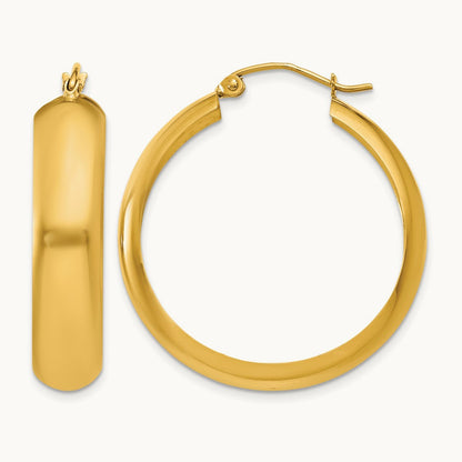 Hoop Earrings, 14K