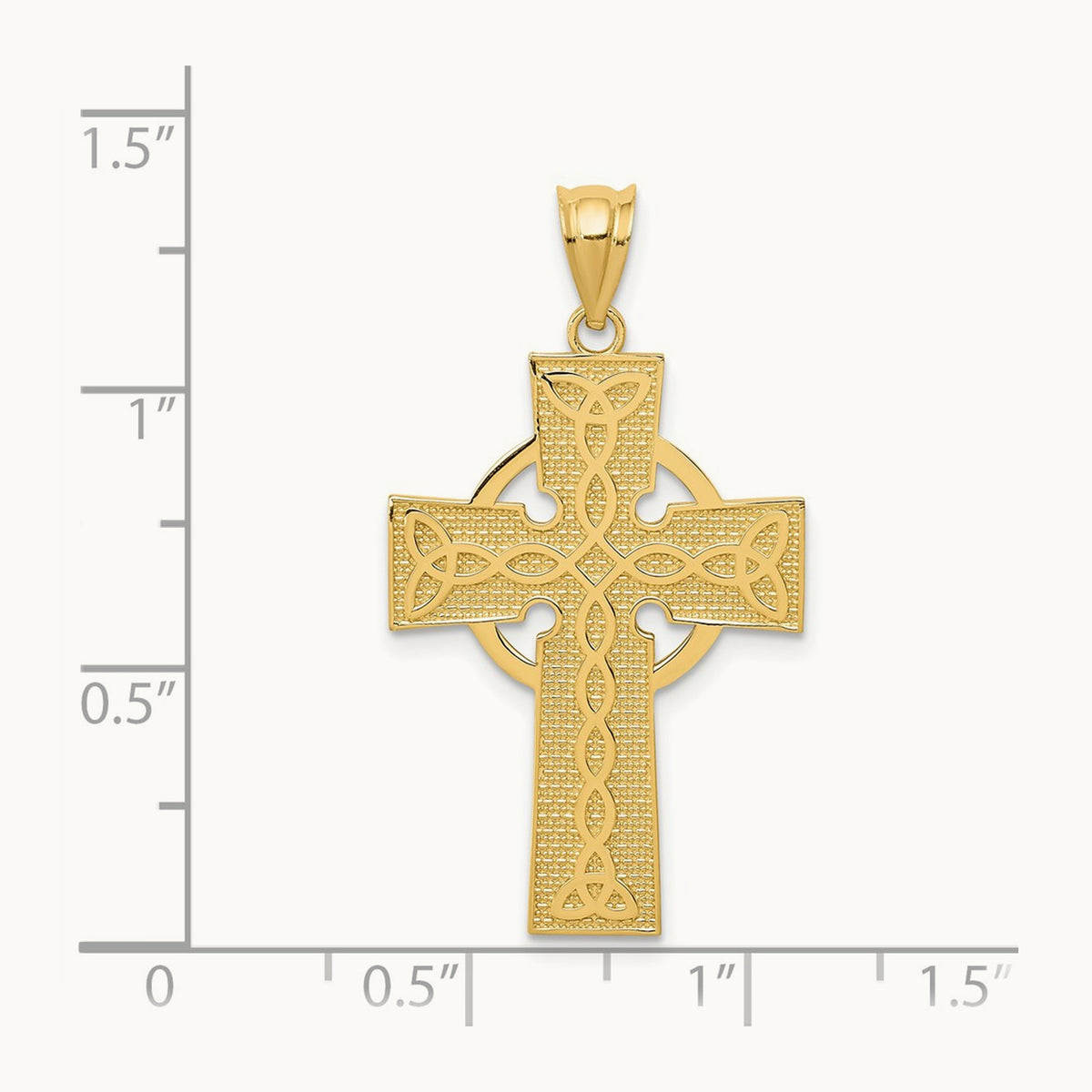 Celtic Cross Pendant, 14K