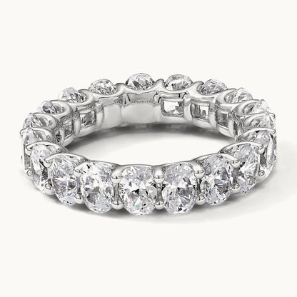 Oval Eternity Band, 3-5 ct Lab-Grown Diamond