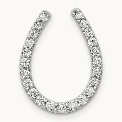 Horseshoe Chain Slide, 0.25 ct tw Lab-Grown Diamond