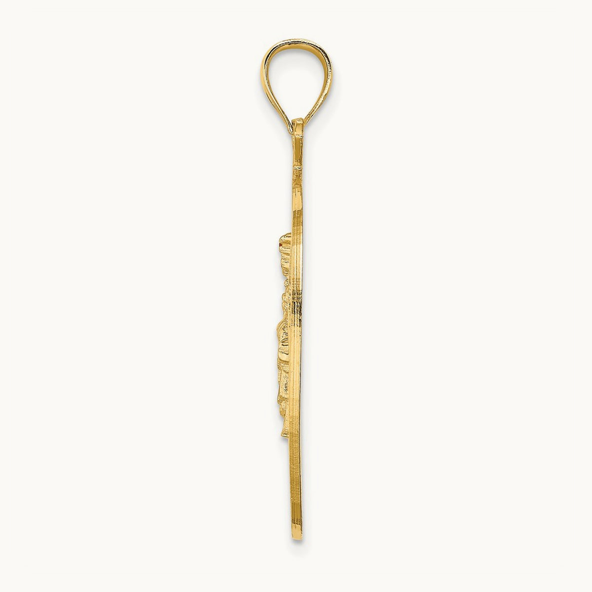 NEW YORK Apple w/New York Skyline and Statue of Liberty Charm, 14K