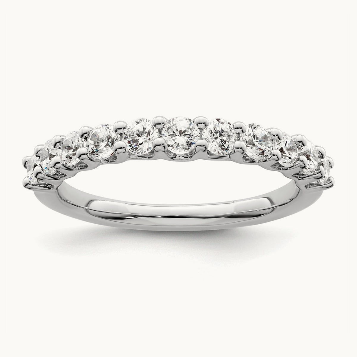 11 Stone Band, 0.75 ct tw Lab-Grown Diamond