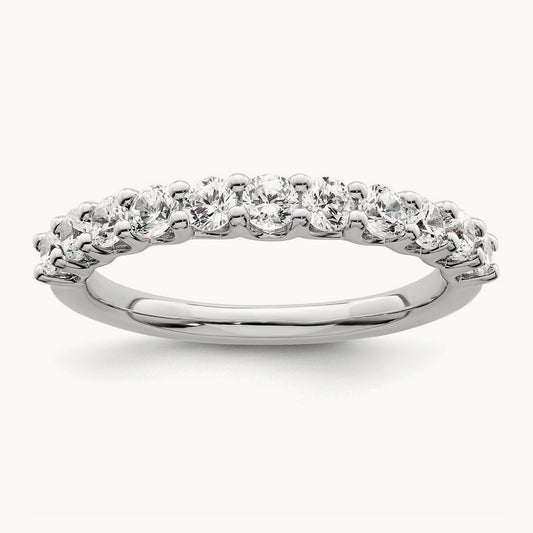 11 Stone Band, 0.75 ct tw Lab-Grown Diamond