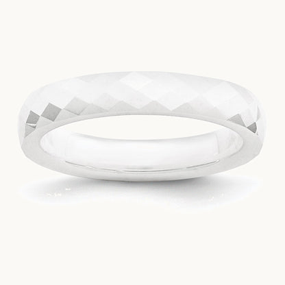 Faceted Polished Band — photo set