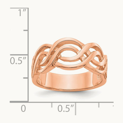 Infinity Ring, 14K Rose Gold
