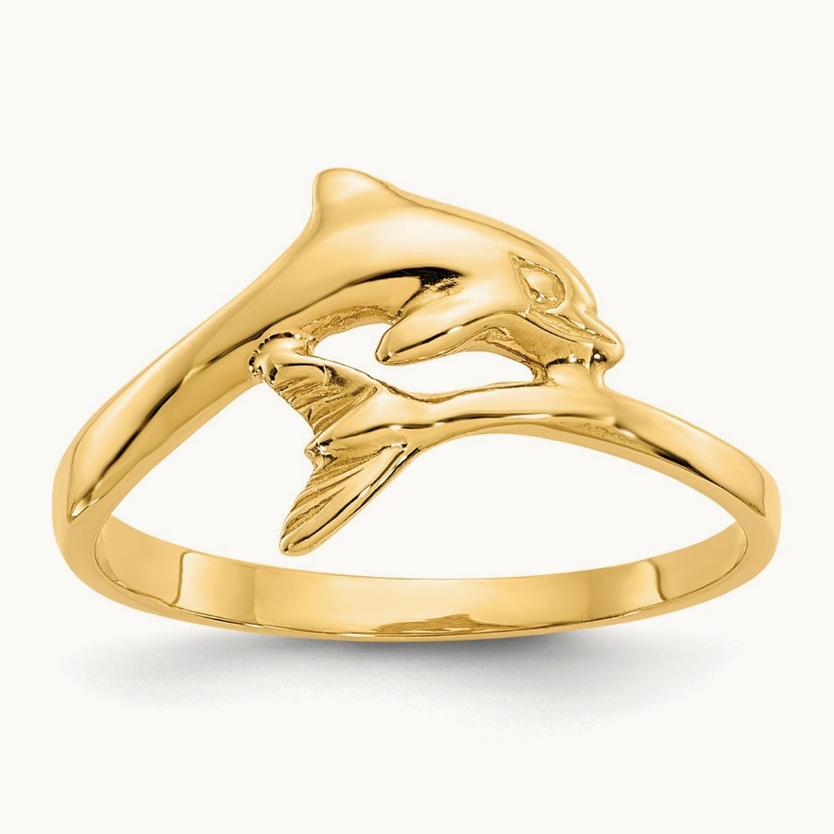 Dolphin Ring, 14K