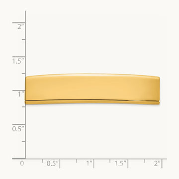 48x10x1. ID Plate, 75mm, 14K