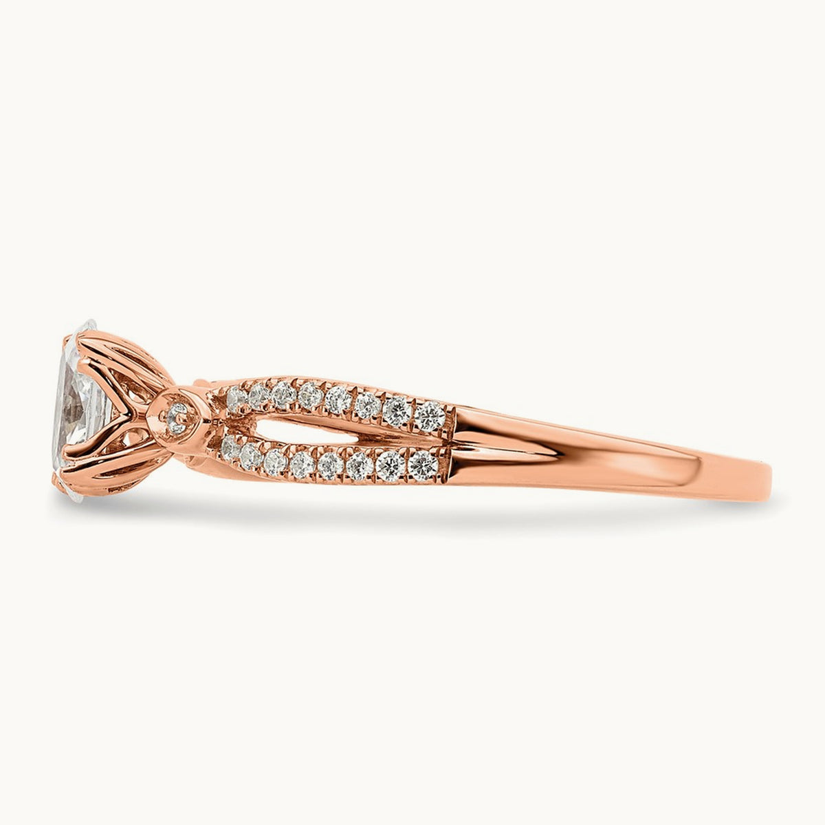 Oval Semi-Mount Engagement Ring, 1/2-2 ct