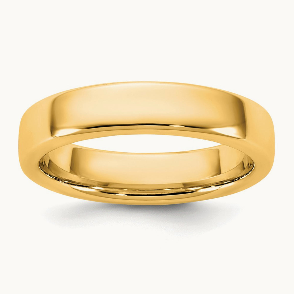 European Comfort Fit Band — 14K Yellow Gold, 4.5mm
