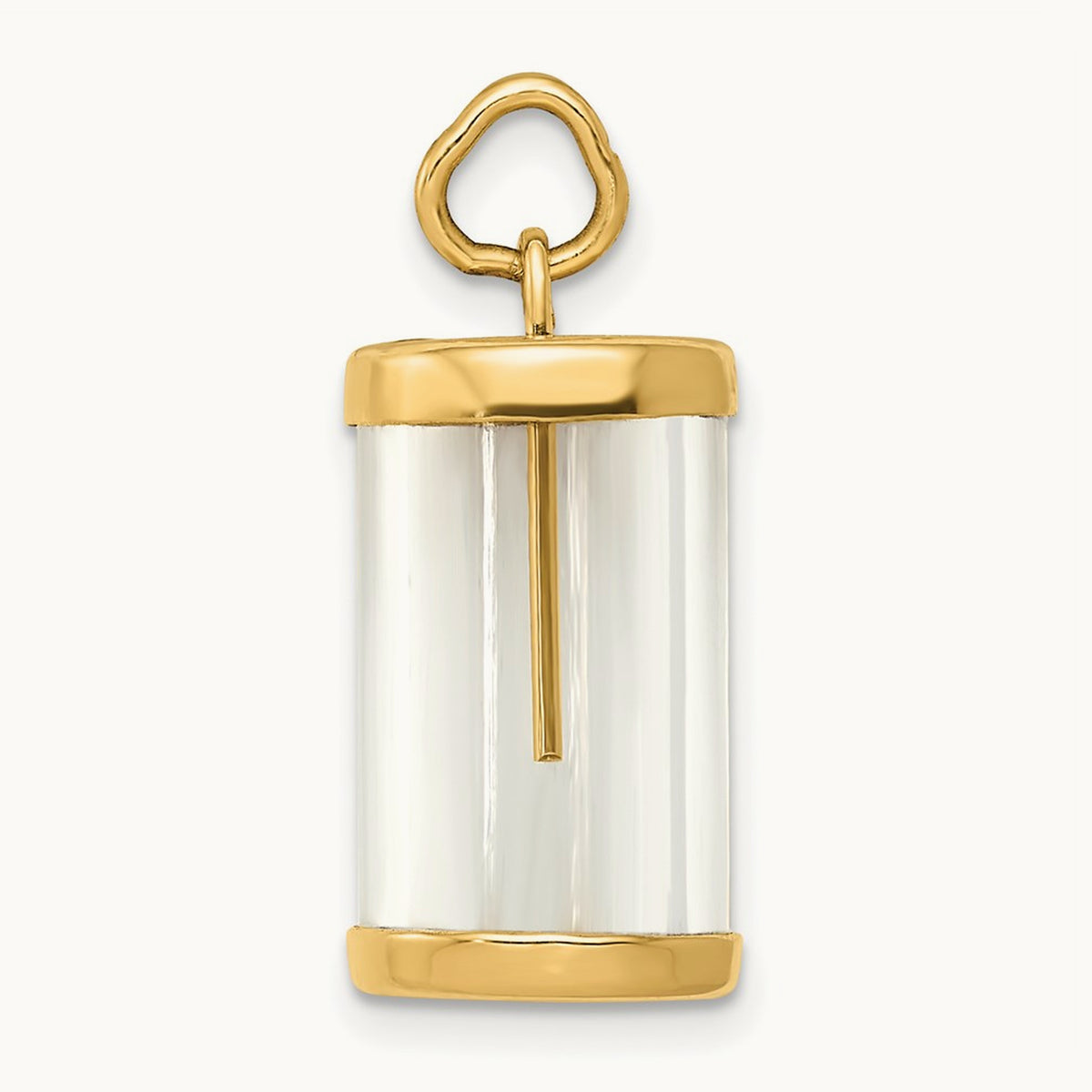 Fillable Capsule Charm, 14K