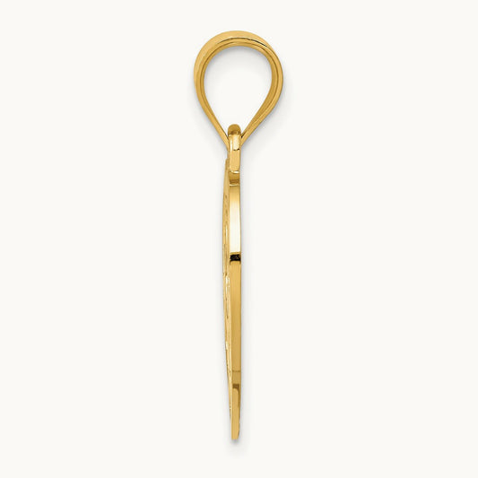 Heart Charm, 14K