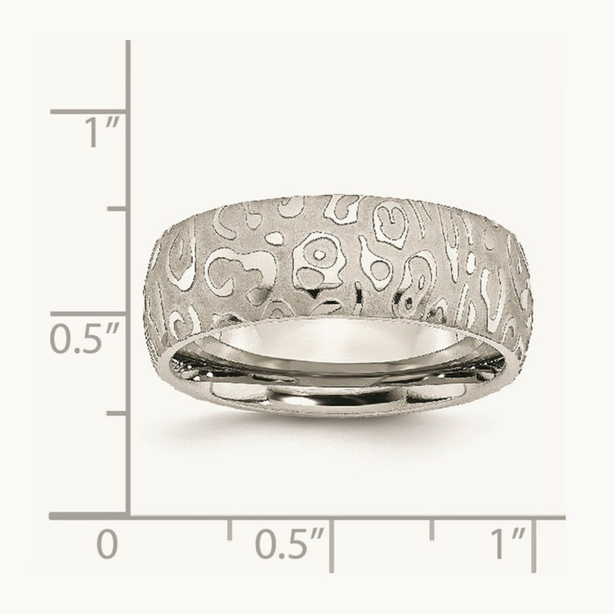 Brushed & Polished Textured Band — photo set
