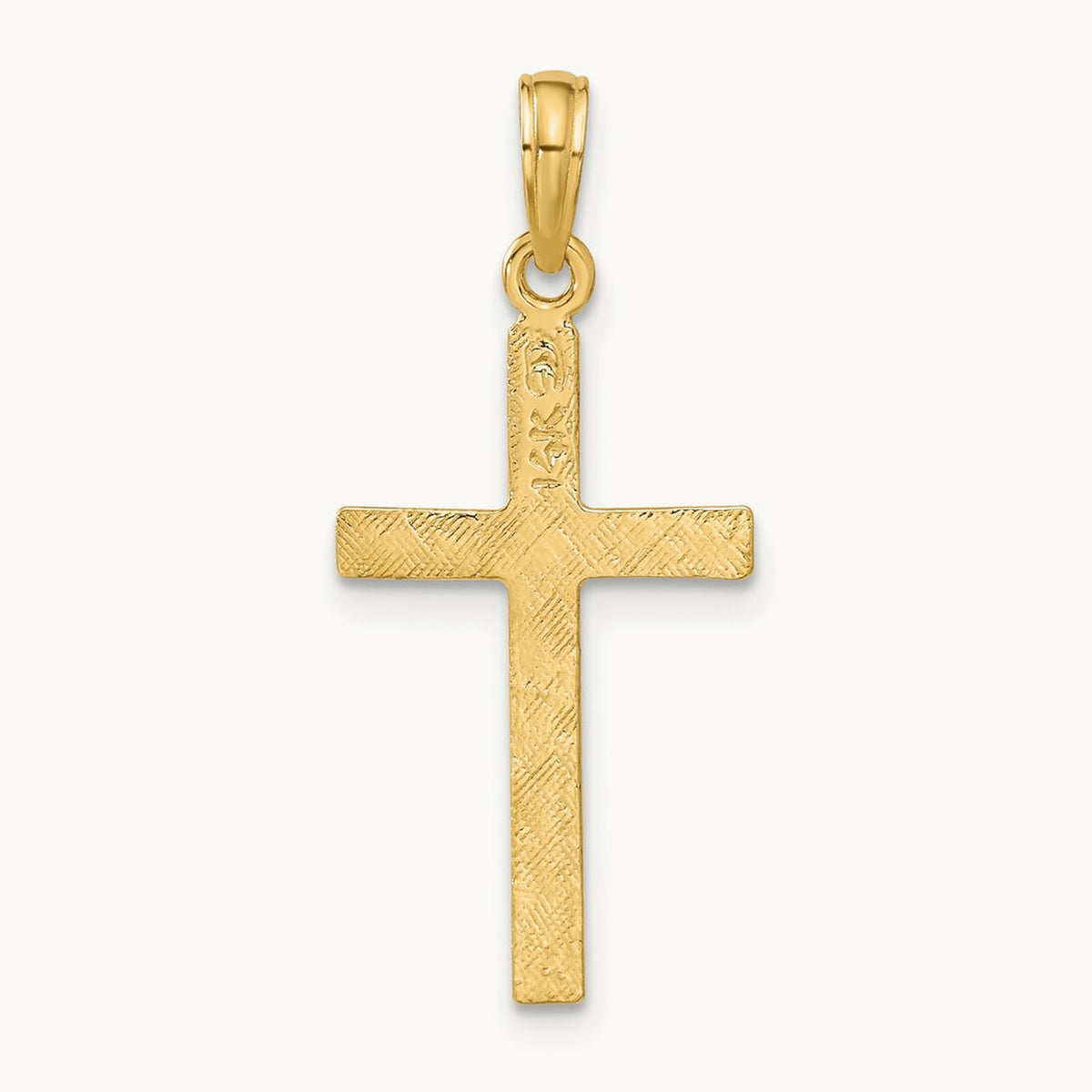 Latin Cross Pendant — 14K Yellow Gold