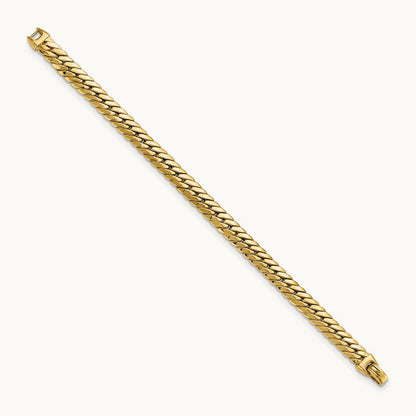 Large Snake Chain Bracelet, 14K