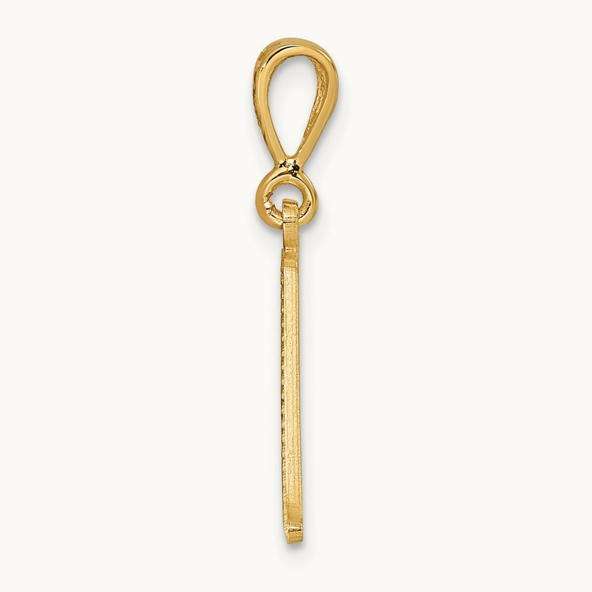 Textured Charm, 14K