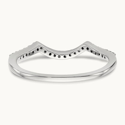Diamond Wedding Band, 14K White Gold