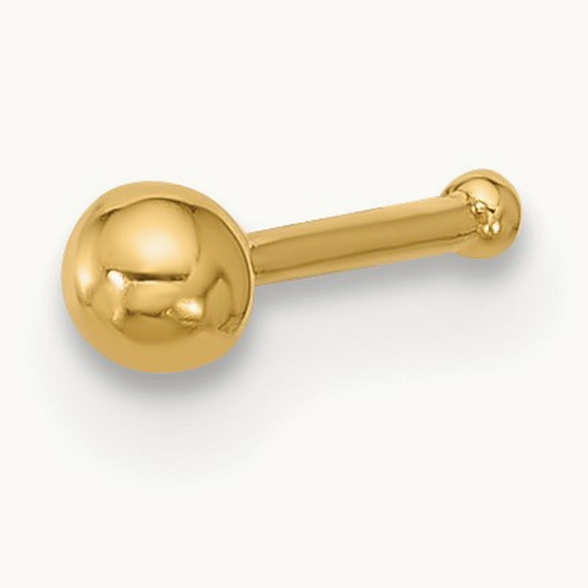 22 Gauge Polished Ball Nose Stud — photo set