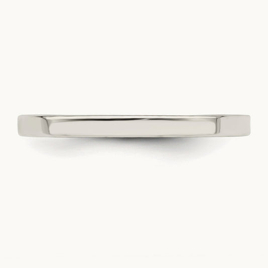 Comfort Fit Flat Band — 2mm