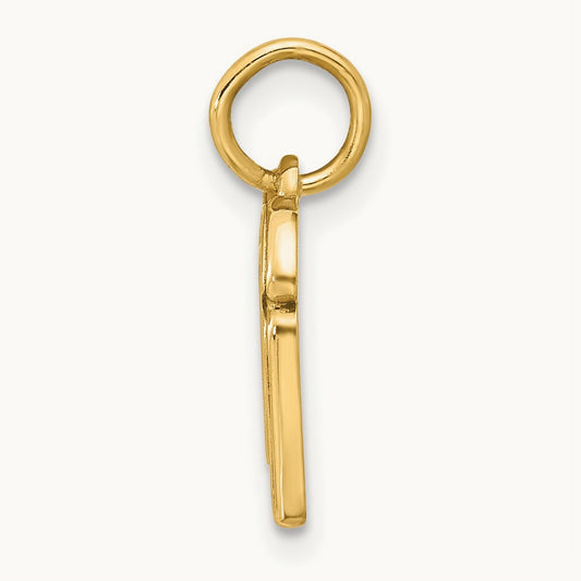 Fancy Toast and Jam Charm, 14K Yellow Gold