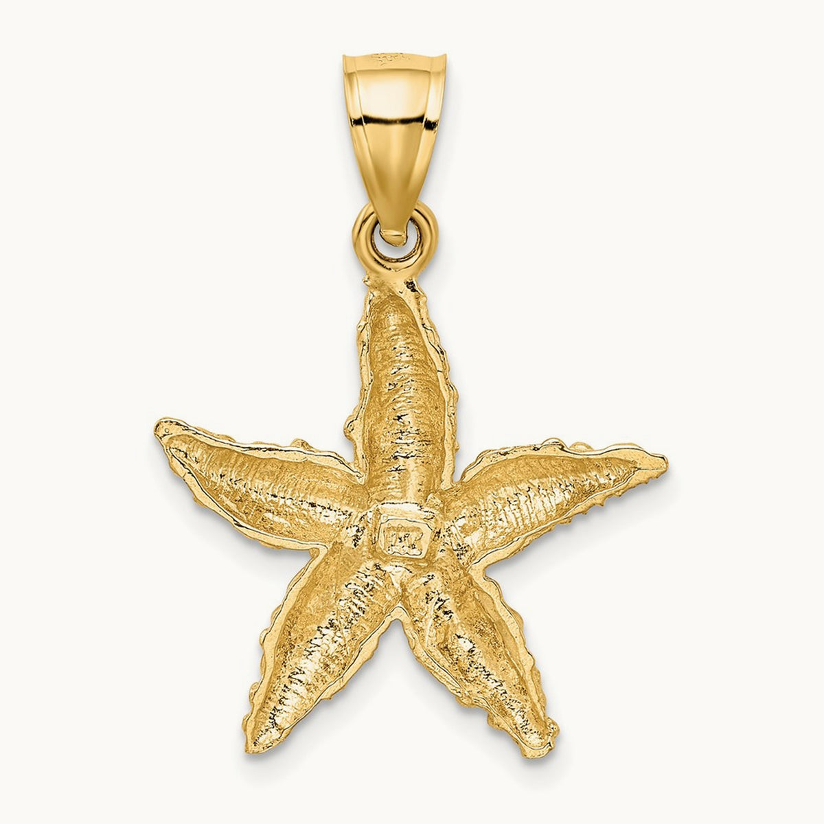 Starfish Pendant, 14K