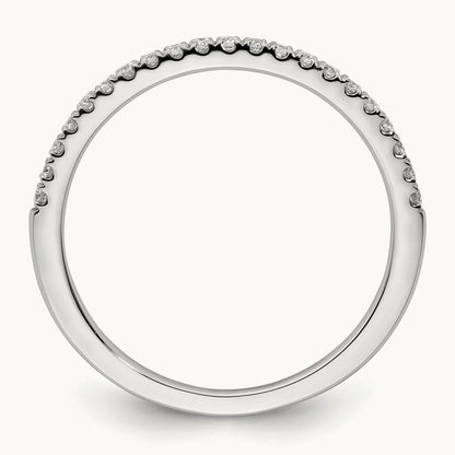 Matching Diamond Wedding Band, 14K White Gold