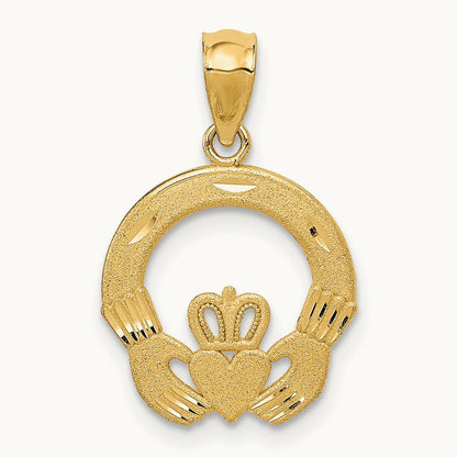 Claddagh Charm, 14K